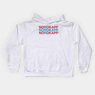 NORDKAPP Norwegian Flag Kids Hoodie